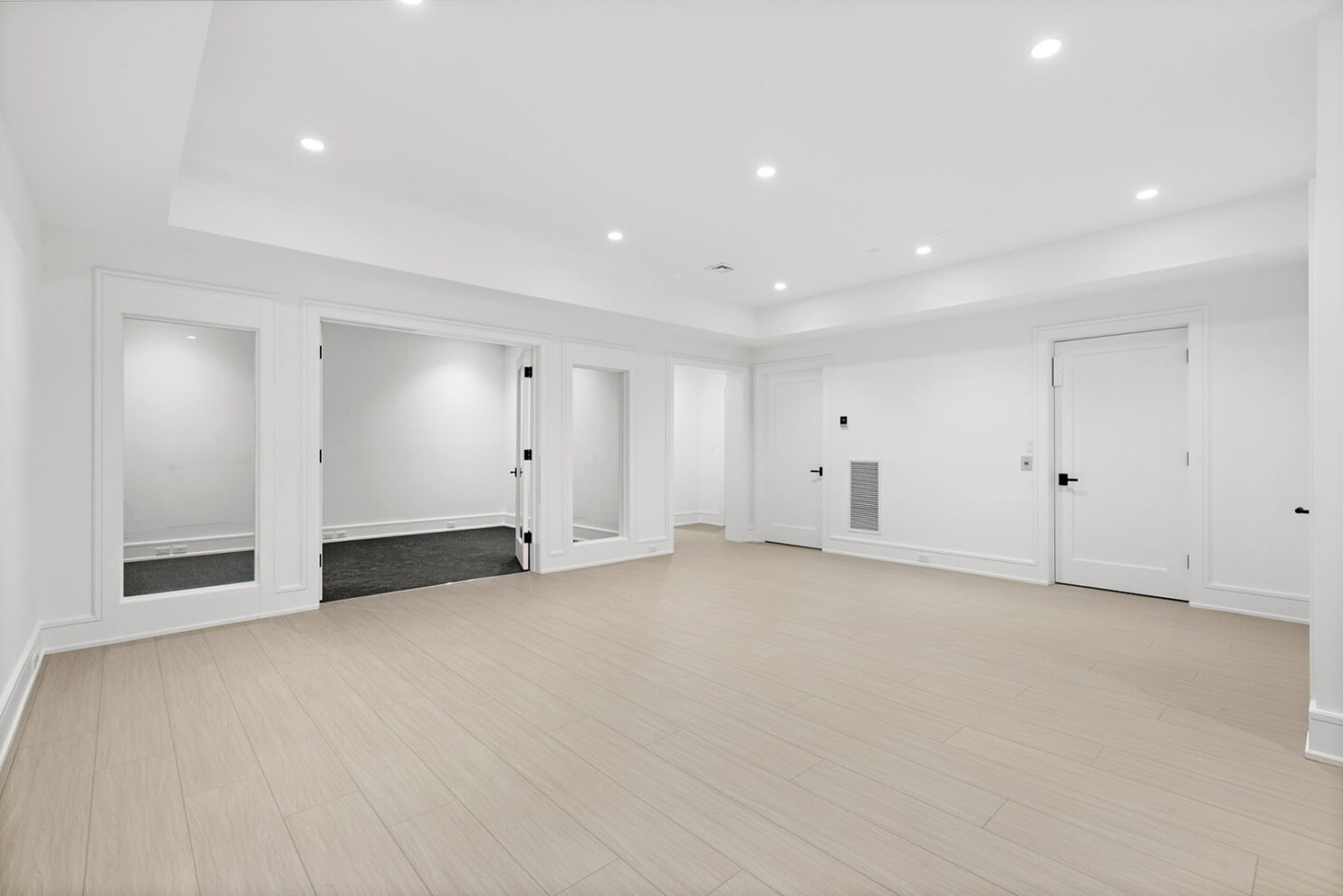 large room with office